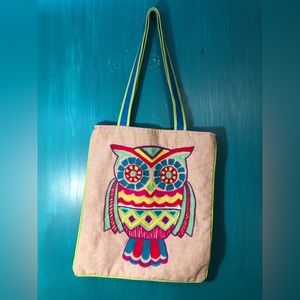 Boho Owl Tote Bag 🦉